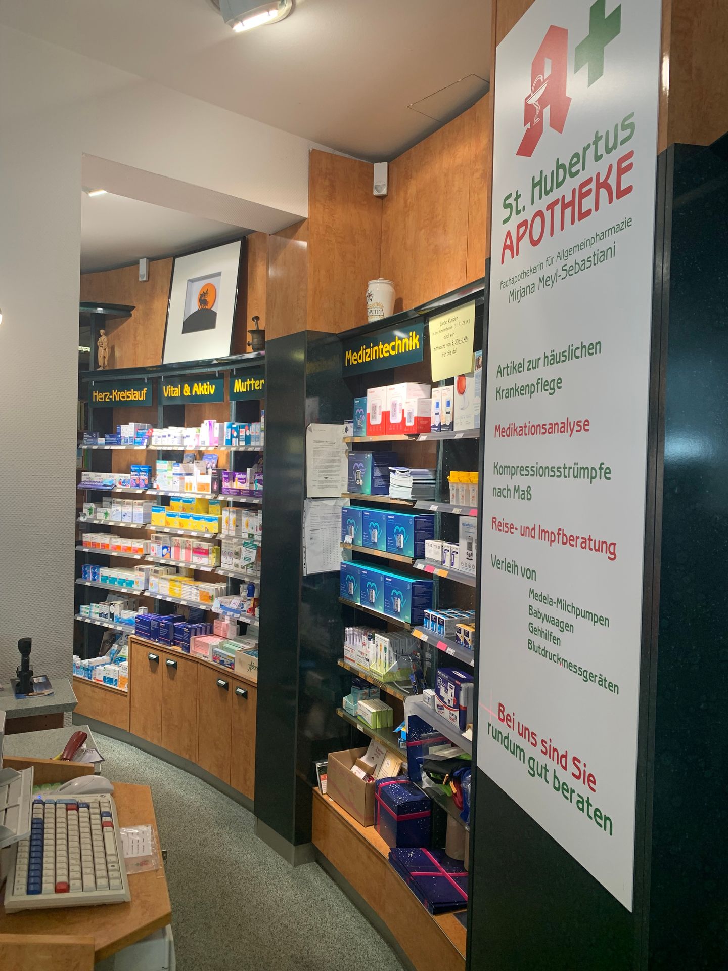 Pharmacy inside